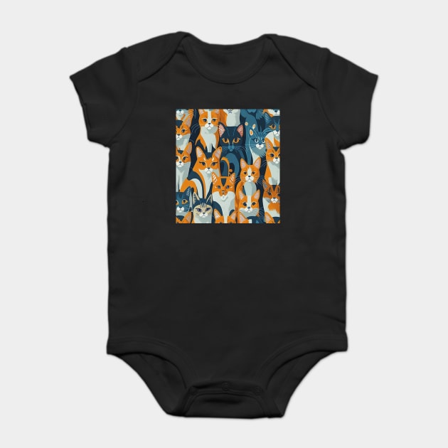 cat breeds Baby Bodysuit by Pixel Threads 